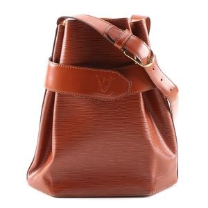 Louis Vuitton Sac d'Epaule Handbag Epi Leather